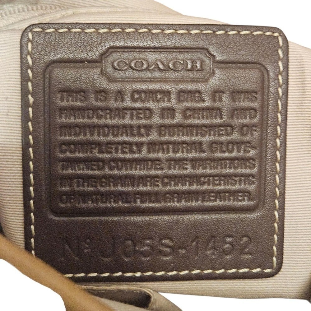 Vintage Coach 1452 Soho Soft Brown Leather Shoulder Bag + FREE Bag Charm 🎁 - Picture 10 of 14